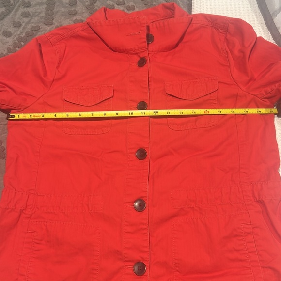Twill red jacket from Talbots outlet - Picture 5 of 7